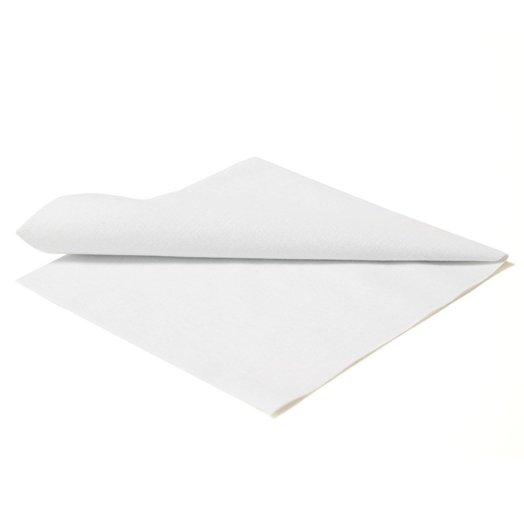 Serviette 40x40cm, polarweiss, 15 Stk. in Weiss präsentiert im Onlineshop von KAQTU Design AG. Küchenhelfer ist von The Napkins