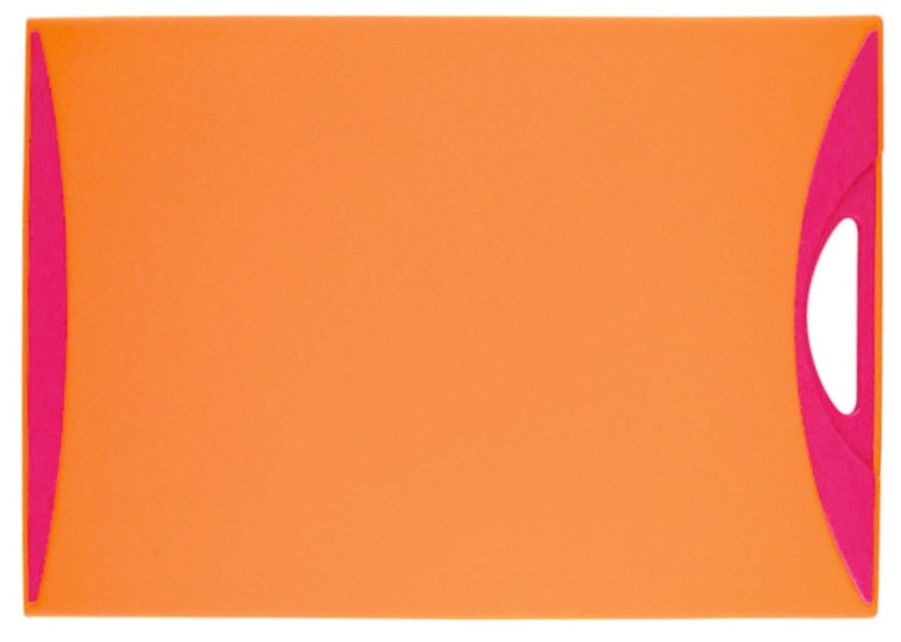 Kleon Schneidebrett orange/fuchsia 37x25.5cm in Orange präsentiert im Onlineshop von KAQTU Design AG. Schneidbrett ist von Lagotto
