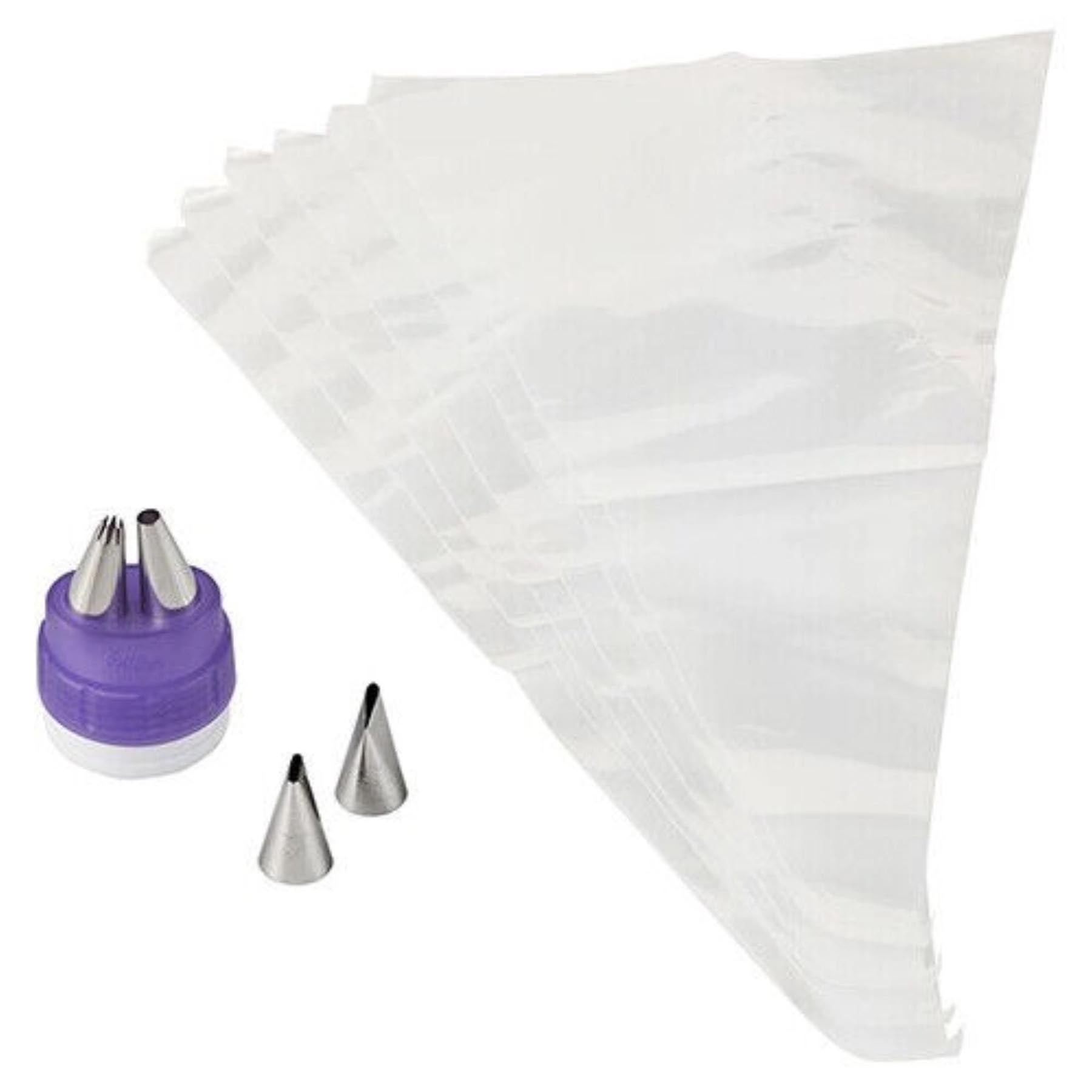 Duo Koppler für Tüllen Set in elegantem Weiß, ideal für präzises Spritzen und Dekorieren von Backwaren, erhältlich bei KAQTU Design AG.