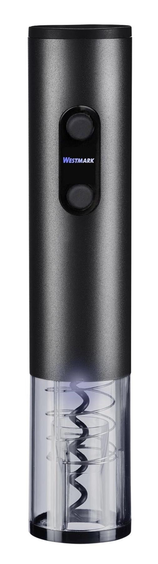 Elektrischer Korkenzieher Vasco in Schwarz präsentiert im Onlineshop von KAQTU Design AG. Küchengerät ist von Westmark