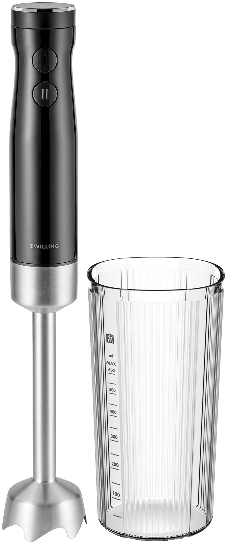 Enfinigy Stabmixer inkl. Becher u Vakuumdeckel in Schwarz präsentiert im Onlineshop von KAQTU Design AG. Küchengerät ist von Zwilling Kitchen