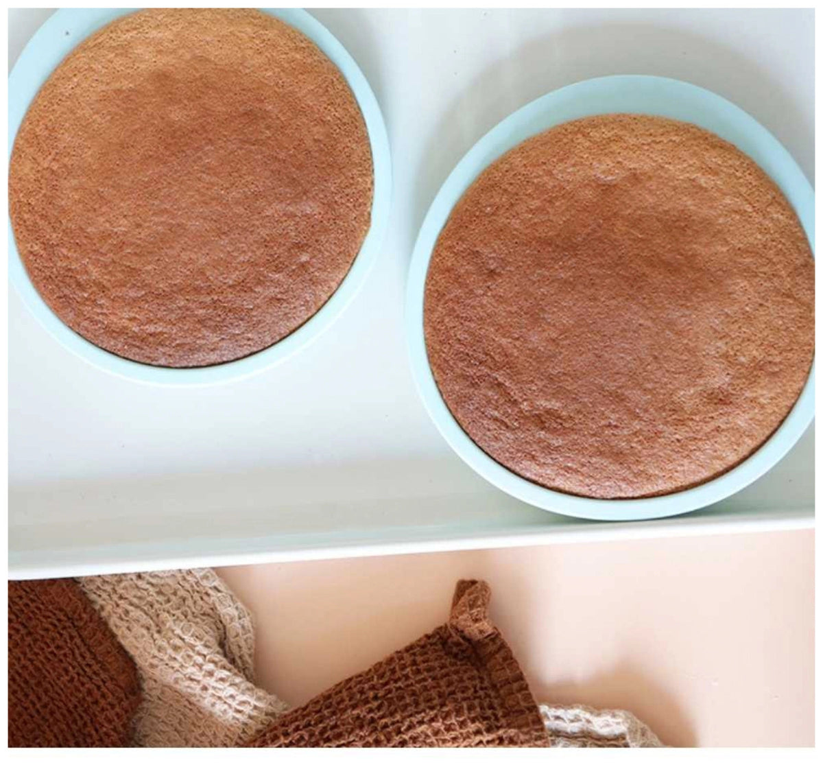 5 Silikonbackformen für Layer Cake in Grün präsentiert im Onlineshop von KAQTU Design AG. Backform / Backblech ist von Scrap Cooking
