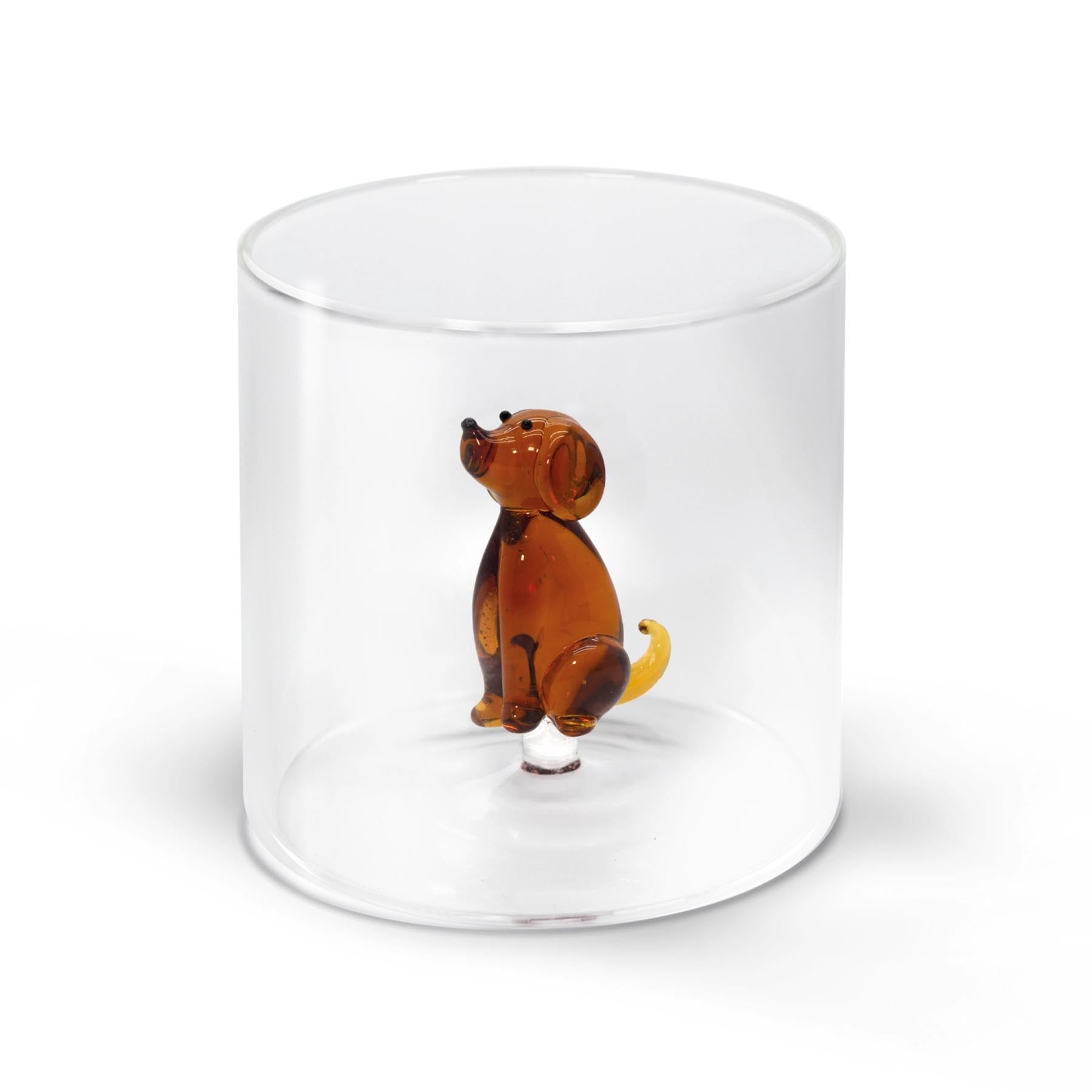 Glas aus Borosilikat 250ml Hund in Transparent präsentiert im Onlineshop von KAQTU Design AG. Glas ist von Easy Life