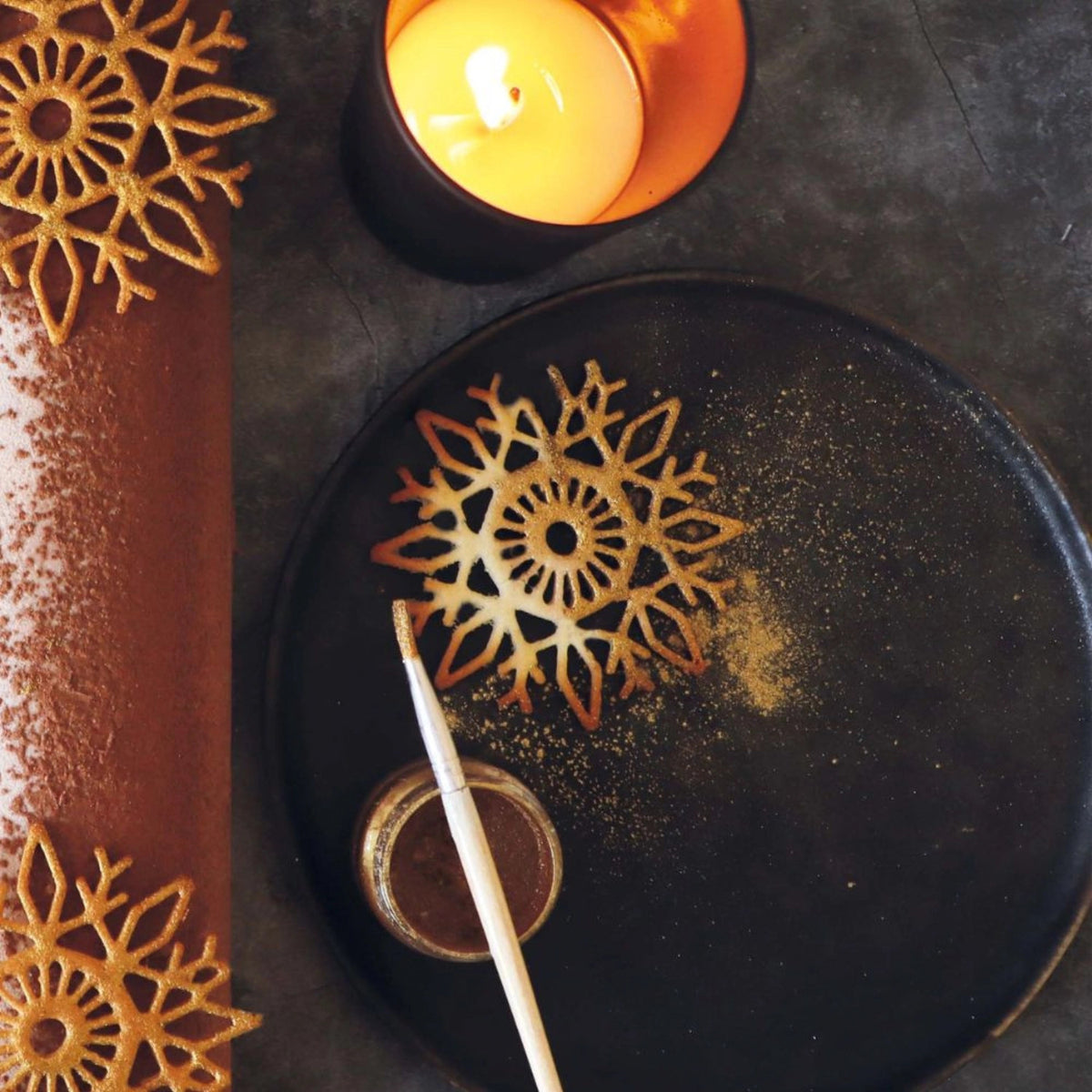 Backform für Kuchentopper Weihnachten gemischt in Weiss präsentiert im Onlineshop von KAQTU Design AG. Backform / Backblech ist von Scrap Cooking