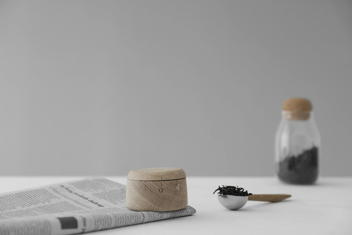 Pure Teelöffel L15.5cm Edelstahl Holz in Braun präsentiert im Onlineshop von KAQTU Design AG. Kochbesteck ist von Viva