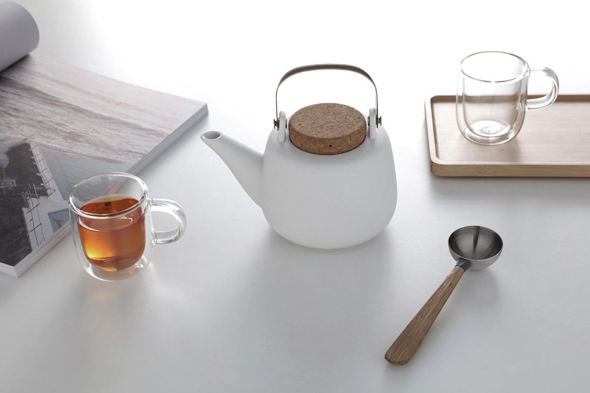 Pure Teelöffel L15.5cm Edelstahl Holz in Braun präsentiert im Onlineshop von KAQTU Design AG. Kochbesteck ist von Viva