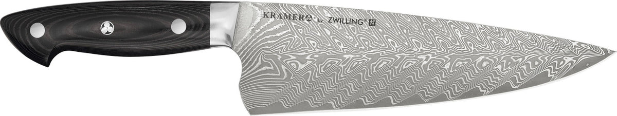 Kramer Euro Stainless Kochmesser 20cm in Schwarz präsentiert im Onlineshop von KAQTU Design AG. Küchenmesser ist von Zwilling