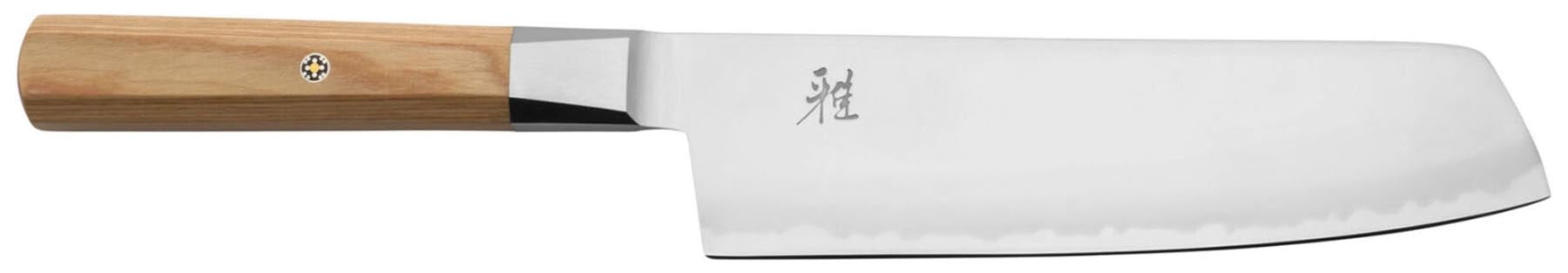 Koya 4000 FC V2 Nakiri 17cm in Beige präsentiert im Onlineshop von KAQTU Design AG. Küchenmesser ist von Miyabi