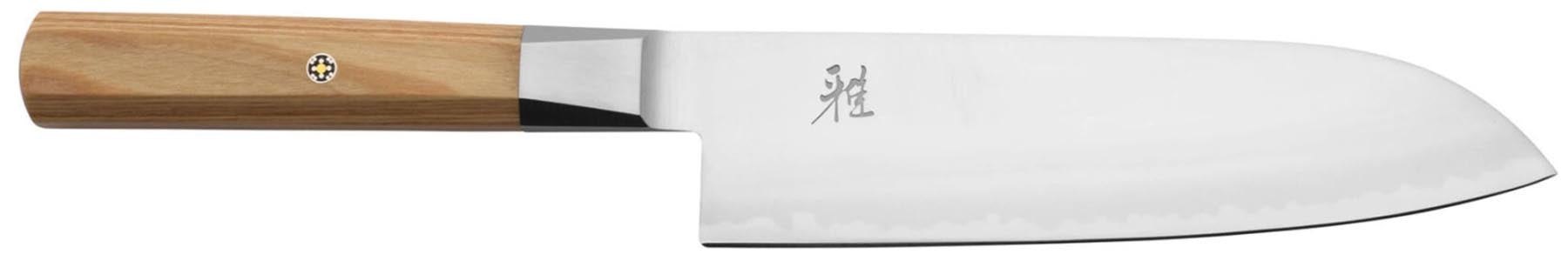 Koya 4000 FC V2 Santoku 18cm in Beige präsentiert im Onlineshop von KAQTU Design AG. Küchenmesser ist von Miyabi