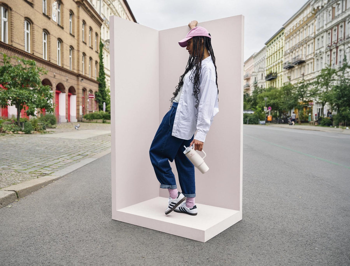 Quencher FlowState 0.89l rose quartz 2.0 in Pink präsentiert im Onlineshop von KAQTU Design AG. Thermosflasche ist von Stanley