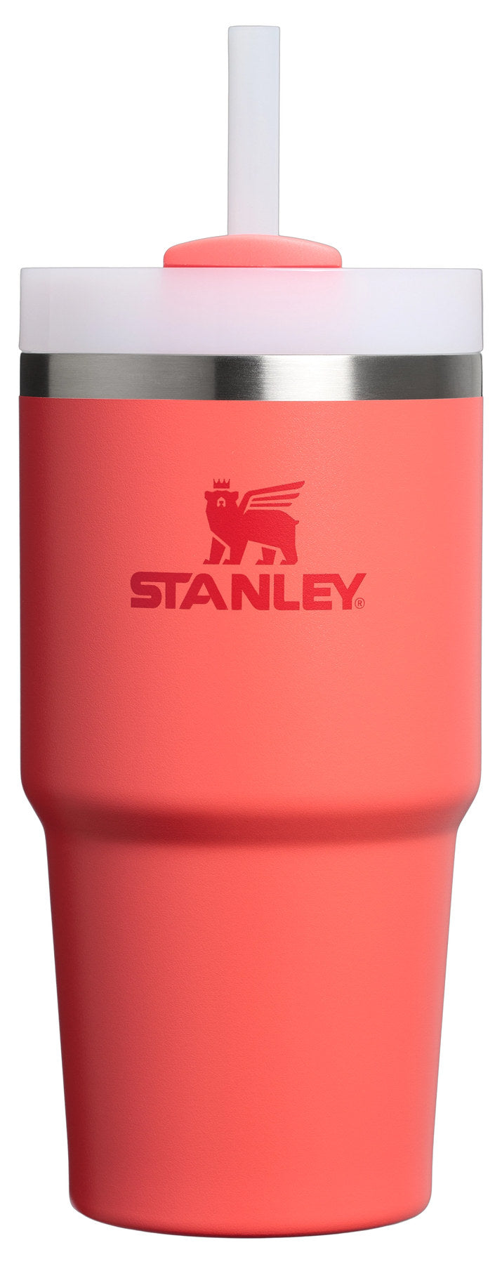 Quencher FlowState 0.6l hot coral in Rot präsentiert im Onlineshop von KAQTU Design AG. Thermosflasche ist von Stanley