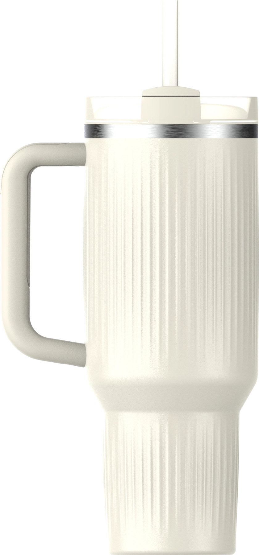 Quencher Fluted 1.18l cream gloss in Beige präsentiert im Onlineshop von KAQTU Design AG. Thermosflasche ist von Stanley