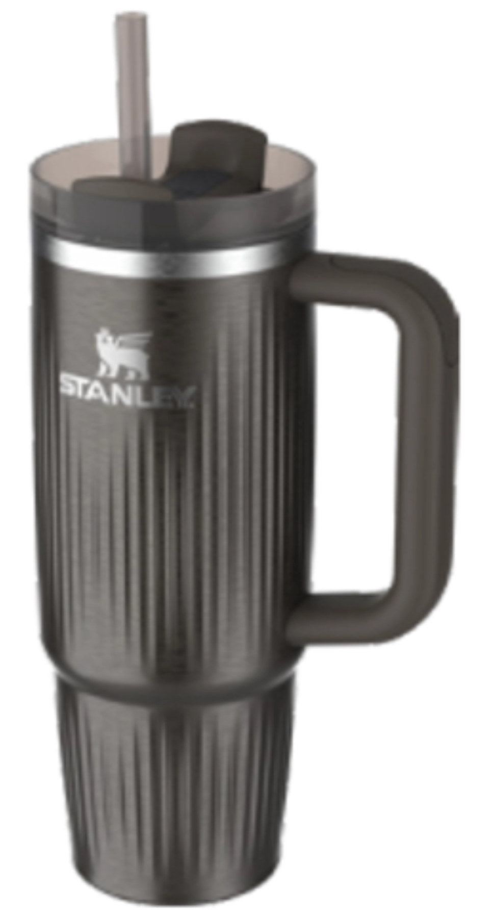 Quencher Fluted 0.89l gunmetal shine in Schwarz präsentiert im Onlineshop von KAQTU Design AG. Thermosflasche ist von Stanley