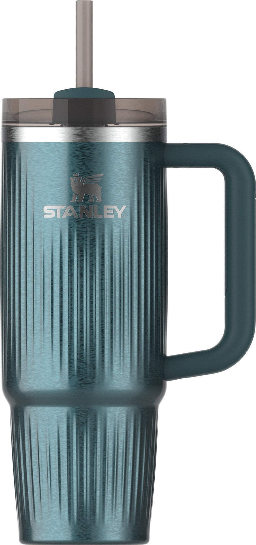 Quencher Fluted 0.89l marina shine in Blau präsentiert im Onlineshop von KAQTU Design AG. Thermosflasche ist von Stanley