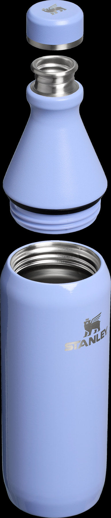 All Day Slim Flasche 0.6l hydrangea gloss in Violett präsentiert im Onlineshop von KAQTU Design AG. Thermosflasche ist von Stanley