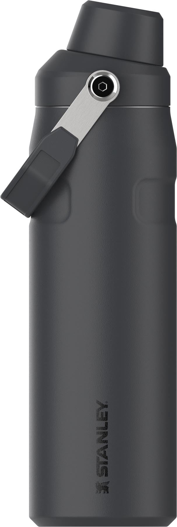 IceFlow Fast Flow Flasche 0.7l black 2.0 in Schwarz präsentiert im Onlineshop von KAQTU Design AG. Aufbewahrungsbehälter ist von Stanley