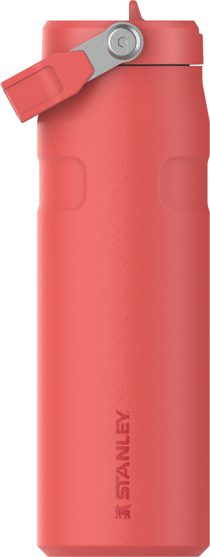 IceFlow Flip Straw Flasche 0.7l hot coral in Rot präsentiert im Onlineshop von KAQTU Design AG. Thermosflasche ist von Stanley