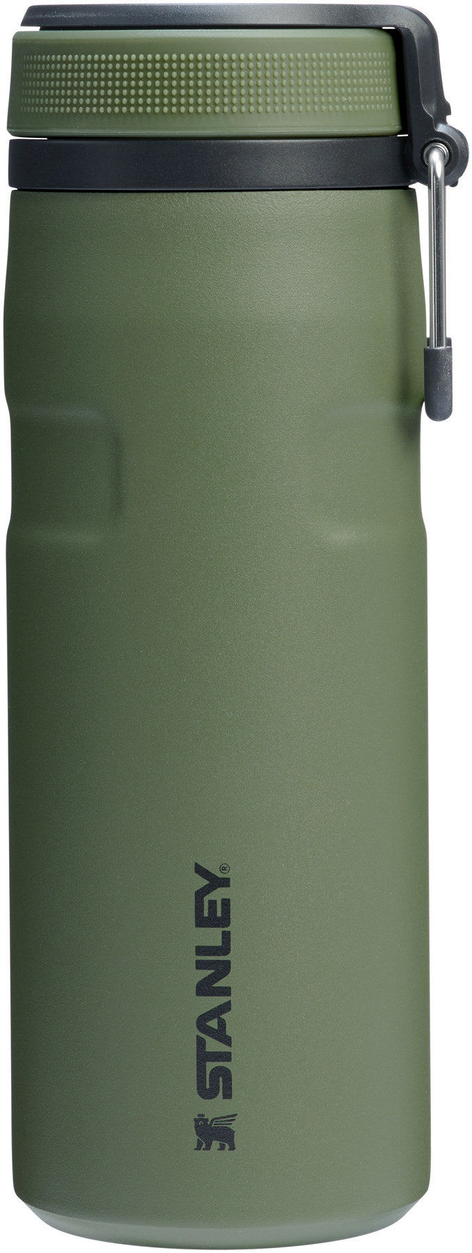 IceFlow Twist Flip Flasche 0.47l dried pine in Grün präsentiert im Onlineshop von KAQTU Design AG. Thermosflasche ist von Stanley