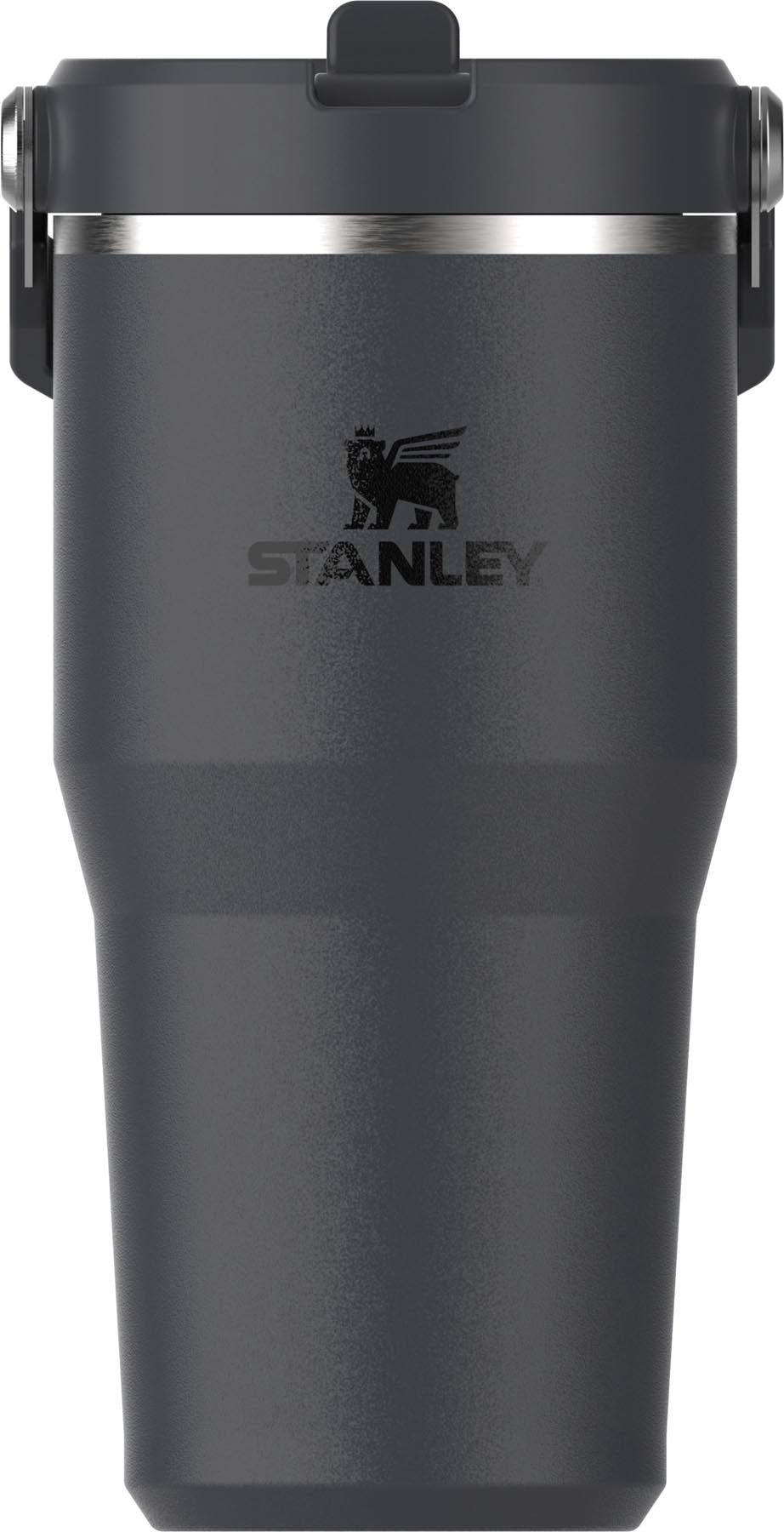 IceFlow Flip Straw Becher 0.6l black 2.0 in Schwarz präsentiert im Onlineshop von KAQTU Design AG. Aufbewahrungsbehälter ist von Stanley