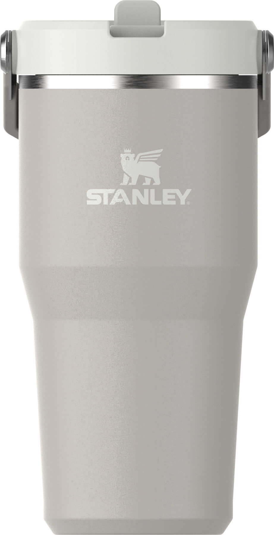 IceFlow Flip Straw Becher 0.6l ash in Grau präsentiert im Onlineshop von KAQTU Design AG. Thermosflasche ist von Stanley