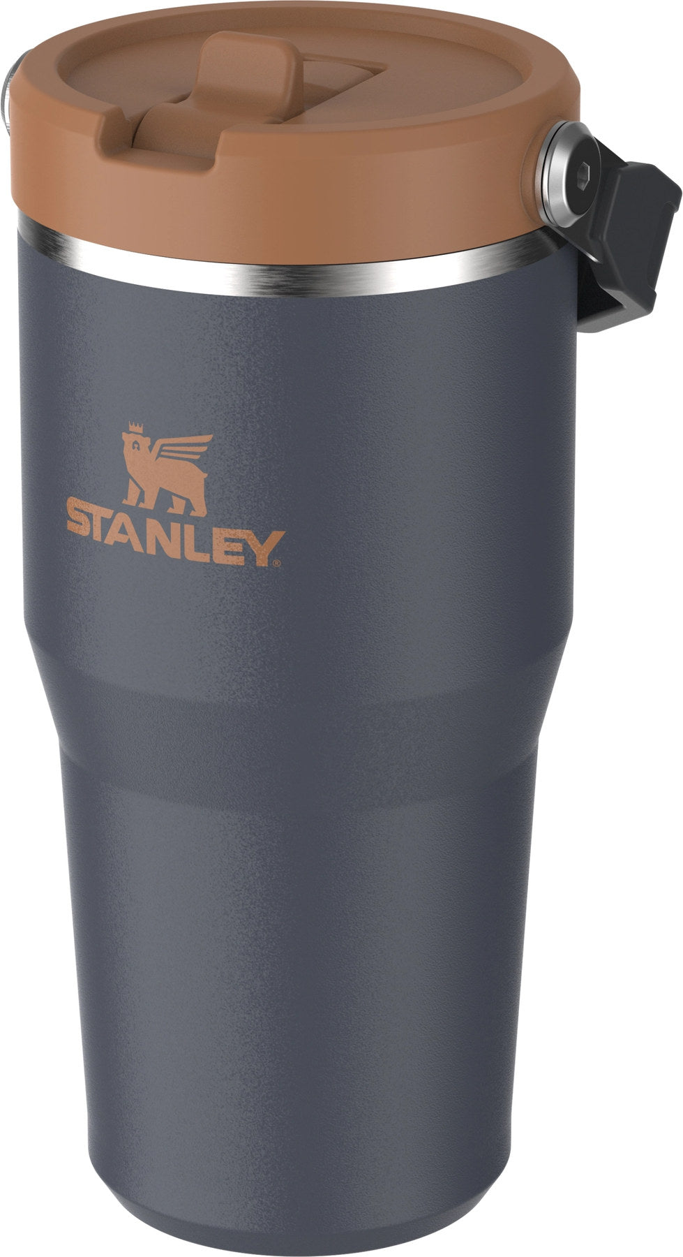 IceFlow Flip Straw Becher 0.6l twilight in Blau präsentiert im Onlineshop von KAQTU Design AG. Thermosflasche ist von Stanley