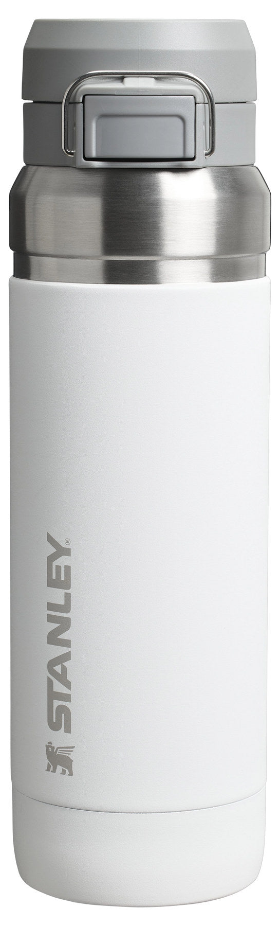 Quick-Flip Wasserflasche 1.06l frost in Weiss präsentiert im Onlineshop von KAQTU Design AG. Thermosflasche ist von Stanley