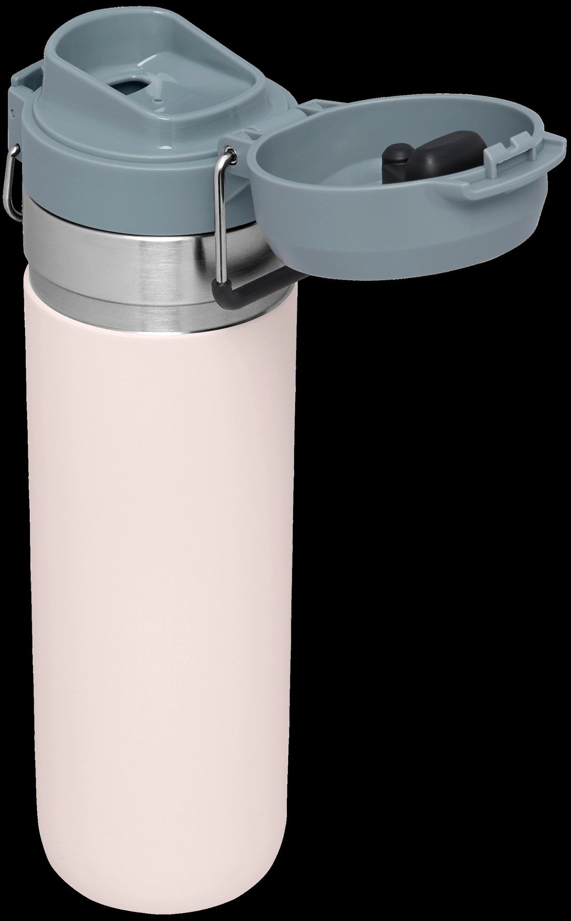 Quick-Flip Wasserflasche 0.7l rose quartz in Pink präsentiert im Onlineshop von KAQTU Design AG. Thermosflasche ist von Stanley