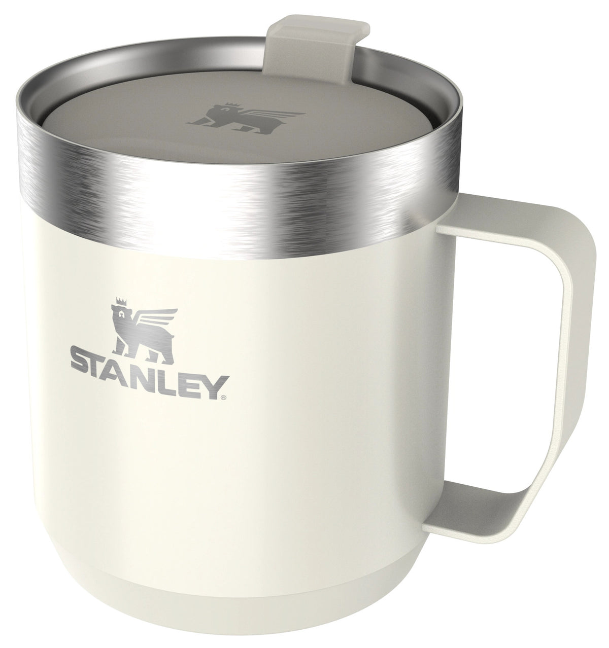 Everyday Camp Mug 0.35l cream gloss in Beige präsentiert im Onlineshop von KAQTU Design AG. Thermosflasche ist von Stanley