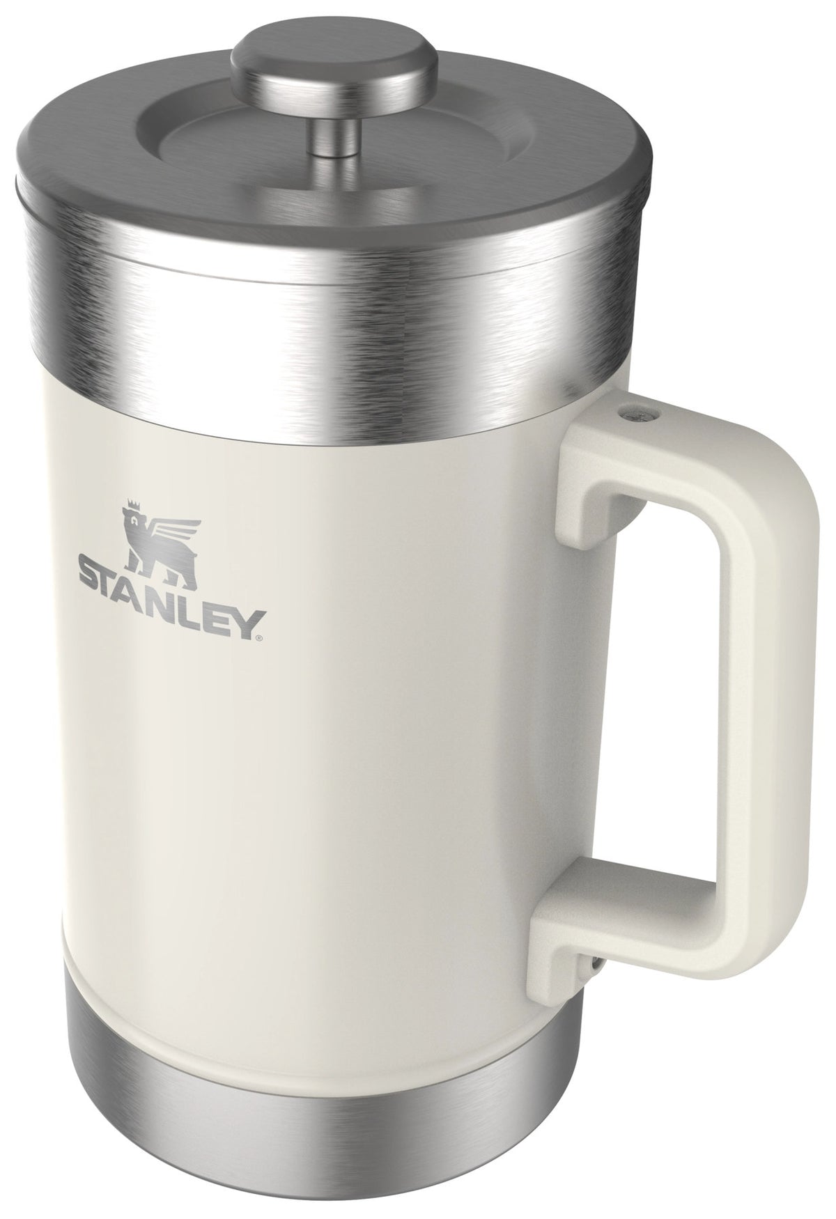 Stay-Hot French Press 1.4l cream gloss in Beige präsentiert im Onlineshop von KAQTU Design AG. Kaffeemaschine ist von Stanley