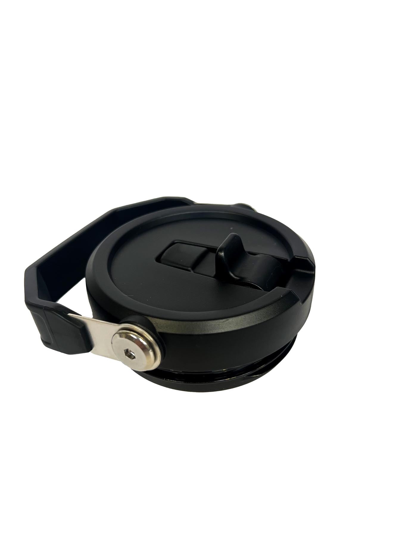 Ersatzdeckel in Schwarz für den Stanley IceFlow Becher, ideal für bequemes Trinken unterwegs und optimalen Schutz vor Verschütten.