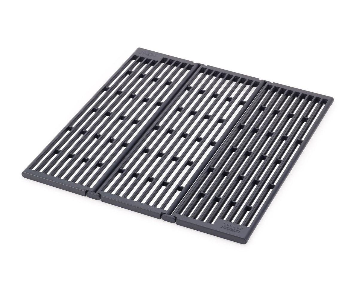 Faltbare Spülbecken Abtropfschale in Grau präsentiert im Onlineshop von KAQTU Design AG. Küchenhelfer ist von Joseph Joseph