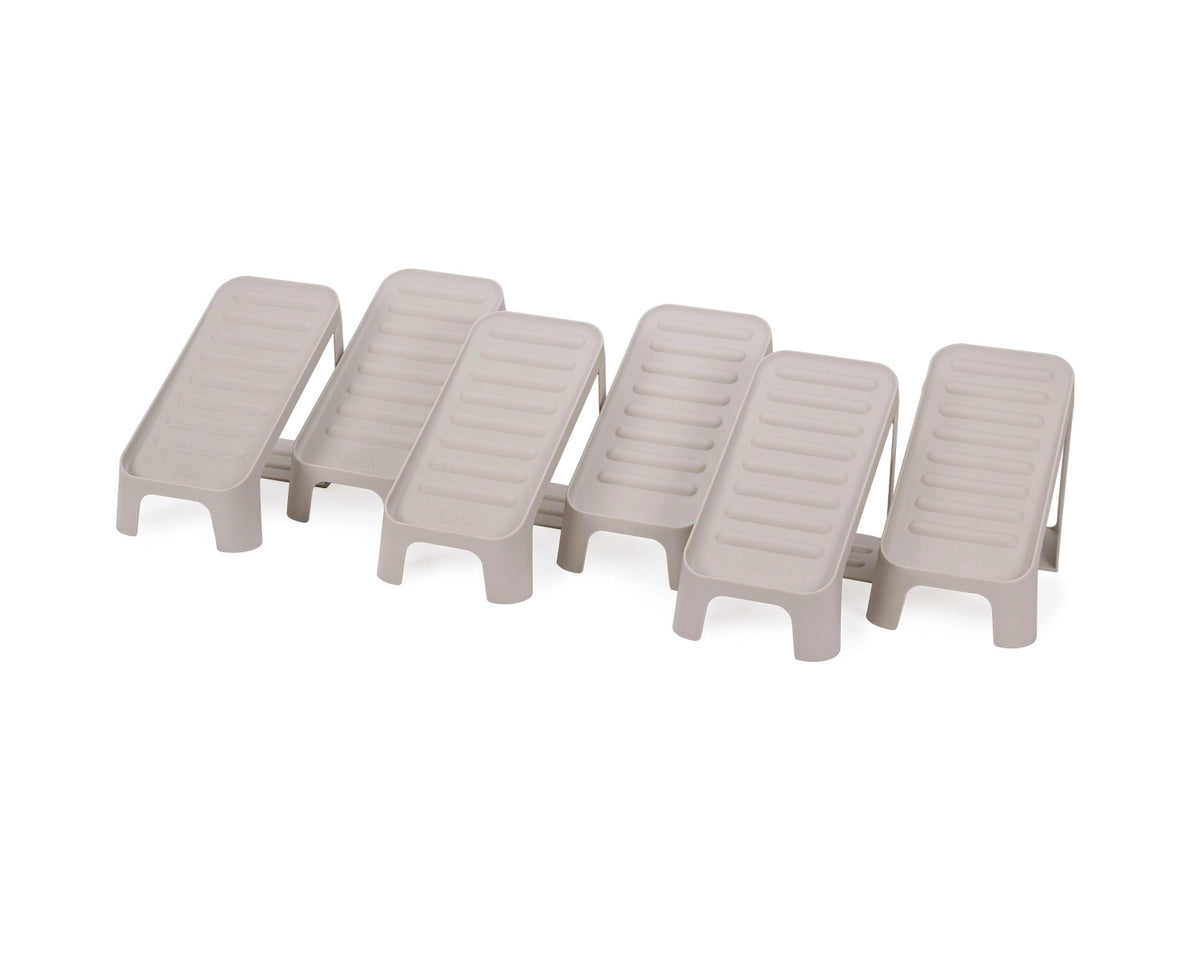6er Set Set Shoe in Schuhcaddy H19cm L26cm PP ecru in Grau präsentiert im Onlineshop von KAQTU Design AG. Schuhregal ist von Joseph Joseph
