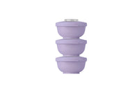 Set di 3 Tylla 200 ml, 105x105x18 cm lavanda