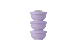 Set di 3 Tylla 200 ml, 105x105x18 cm lavanda