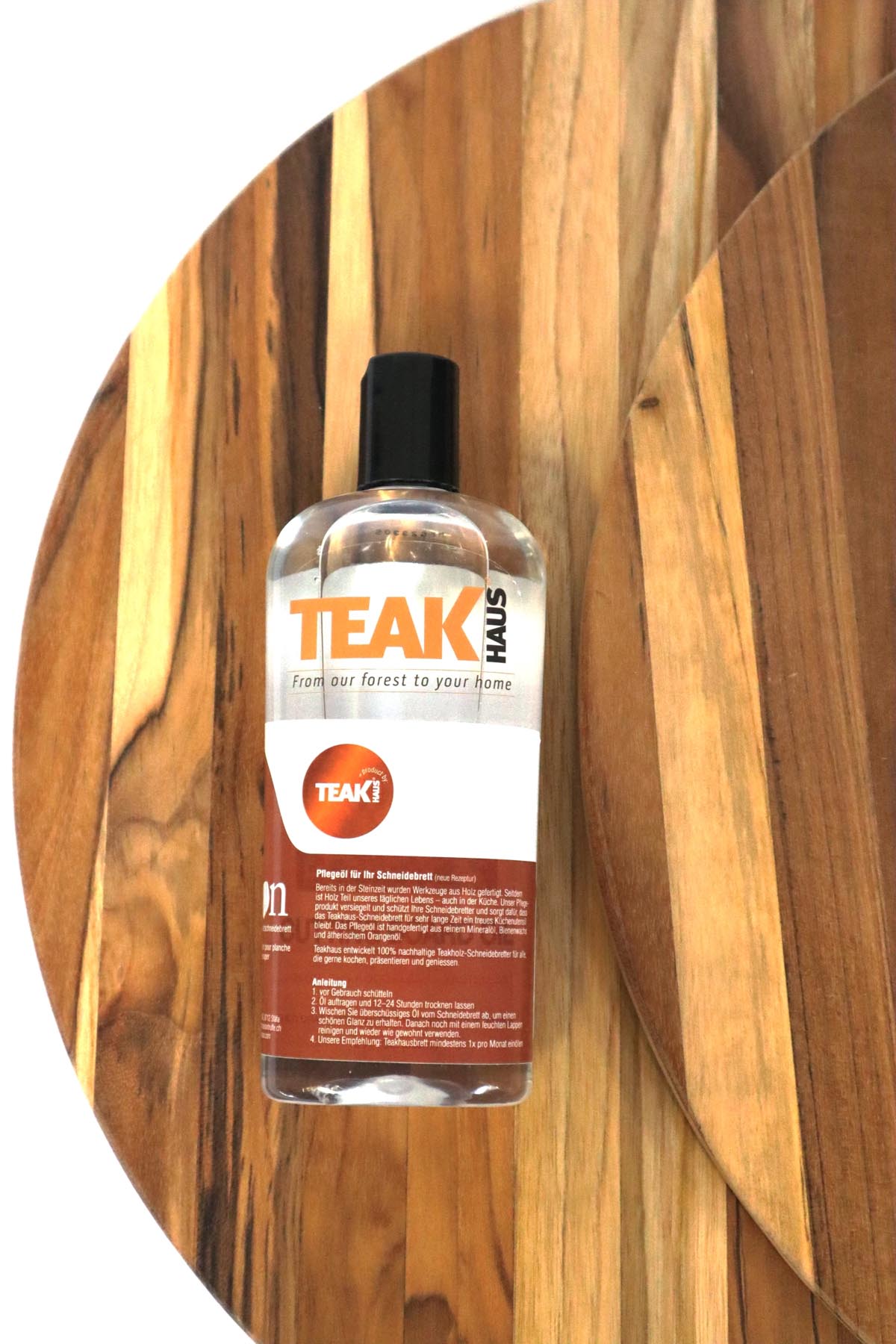 Pflegeöl für Teakholz in der alten Variante, 0.235l, ideal zur Erhaltung der Schönheit und Langlebigkeit von Teakmöbeln.