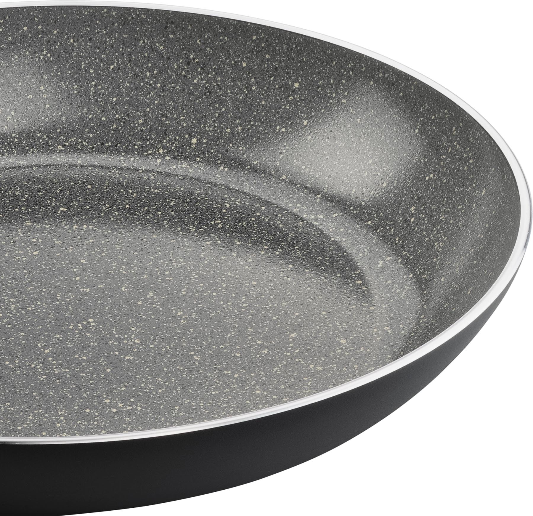 Elegante 28 cm Bratpfanne aus Keramik von Ballarini, ideal für gesundes Kochen ohne Fett und ein modernes Küchendesign.