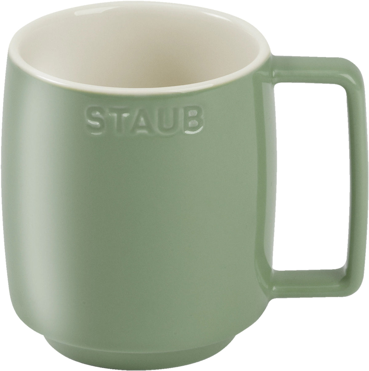 Tasse Eucalyptus M 350ml in Grün präsentiert im Onlineshop von KAQTU Design AG. Espressotassen ist von Staub