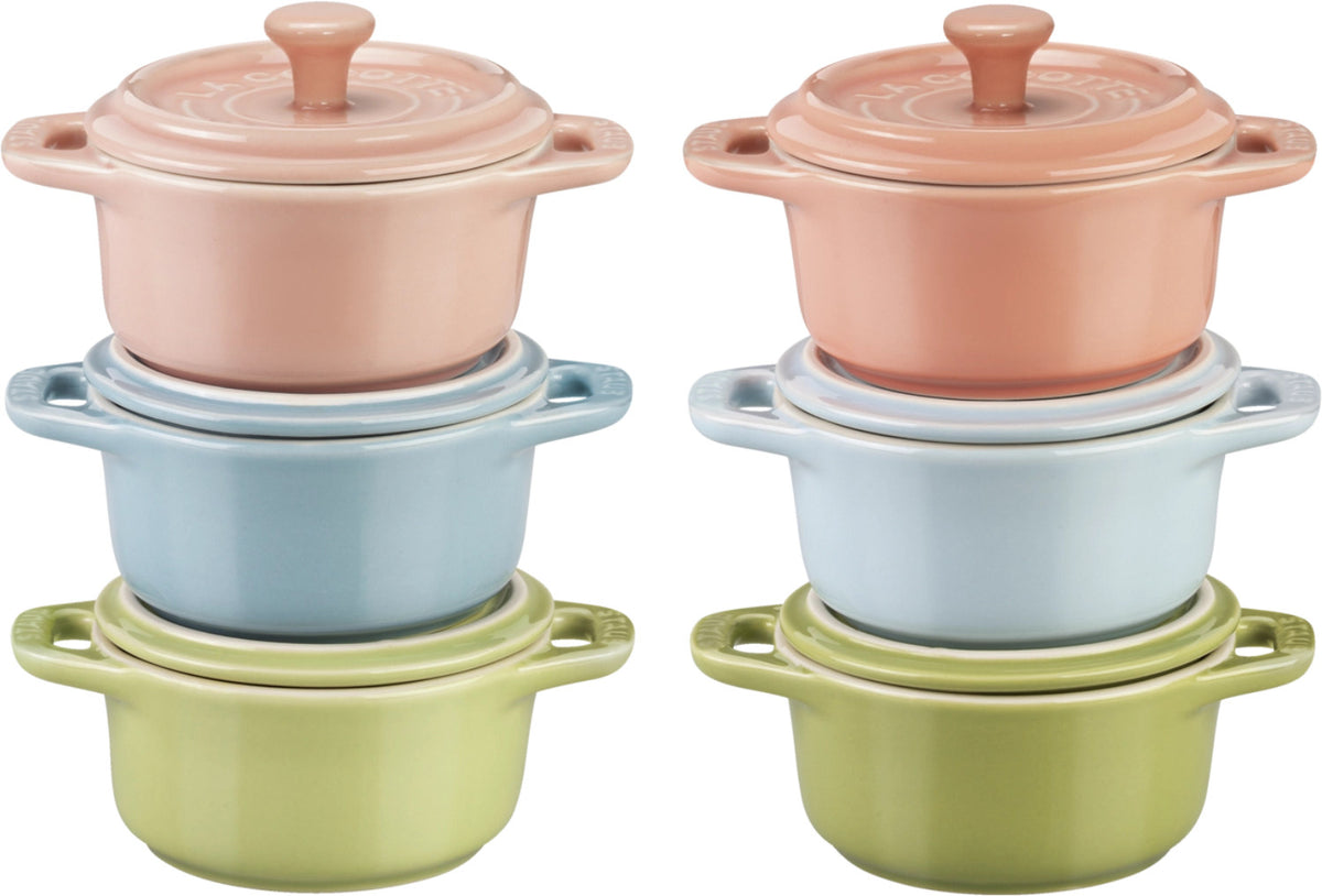 6tlg. mini Cocotte Set in Mehrfarbig präsentiert im Onlineshop von KAQTU Design AG.  ist von Staub