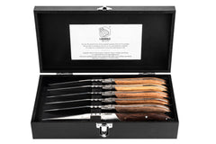 Laguiole Luxury Line Steakmesser Verschiedene Holzarten