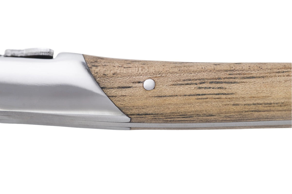 Laguiole Luxury Line Steakmesser Verschiedene Holzarten in Mehrfarbig präsentiert im Onlineshop von KAQTU Design AG. Küchenmesser ist von Laguiole Style de Vie