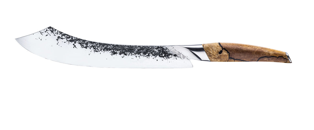 Katai Metzgermesser 25cm in Gelb präsentiert im Onlineshop von KAQTU Design AG. Küchenmesser ist von Forged