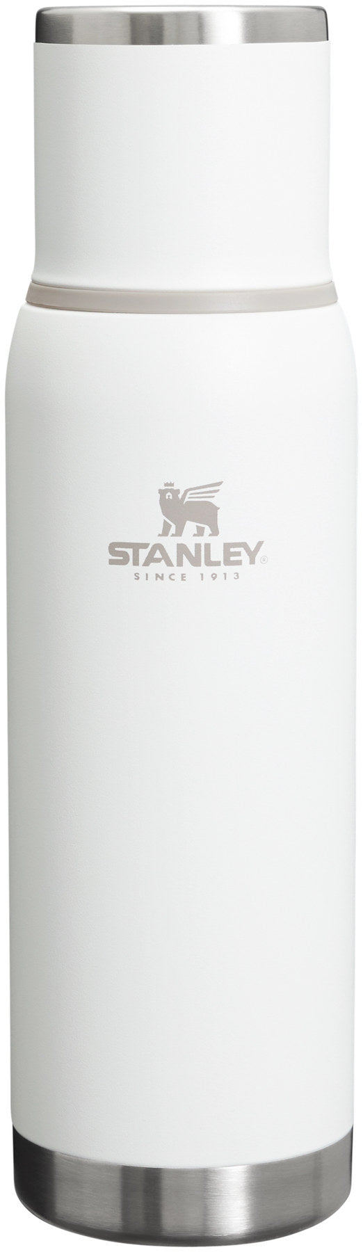 Adventure To-Go Flasche 1.0l frost in Weiss präsentiert im Onlineshop von KAQTU Design AG. Thermosflasche ist von Stanley