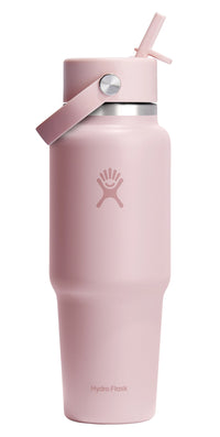 Trinkflasche Travel Wide Flex Deckel Strohhalm 945ml trilli