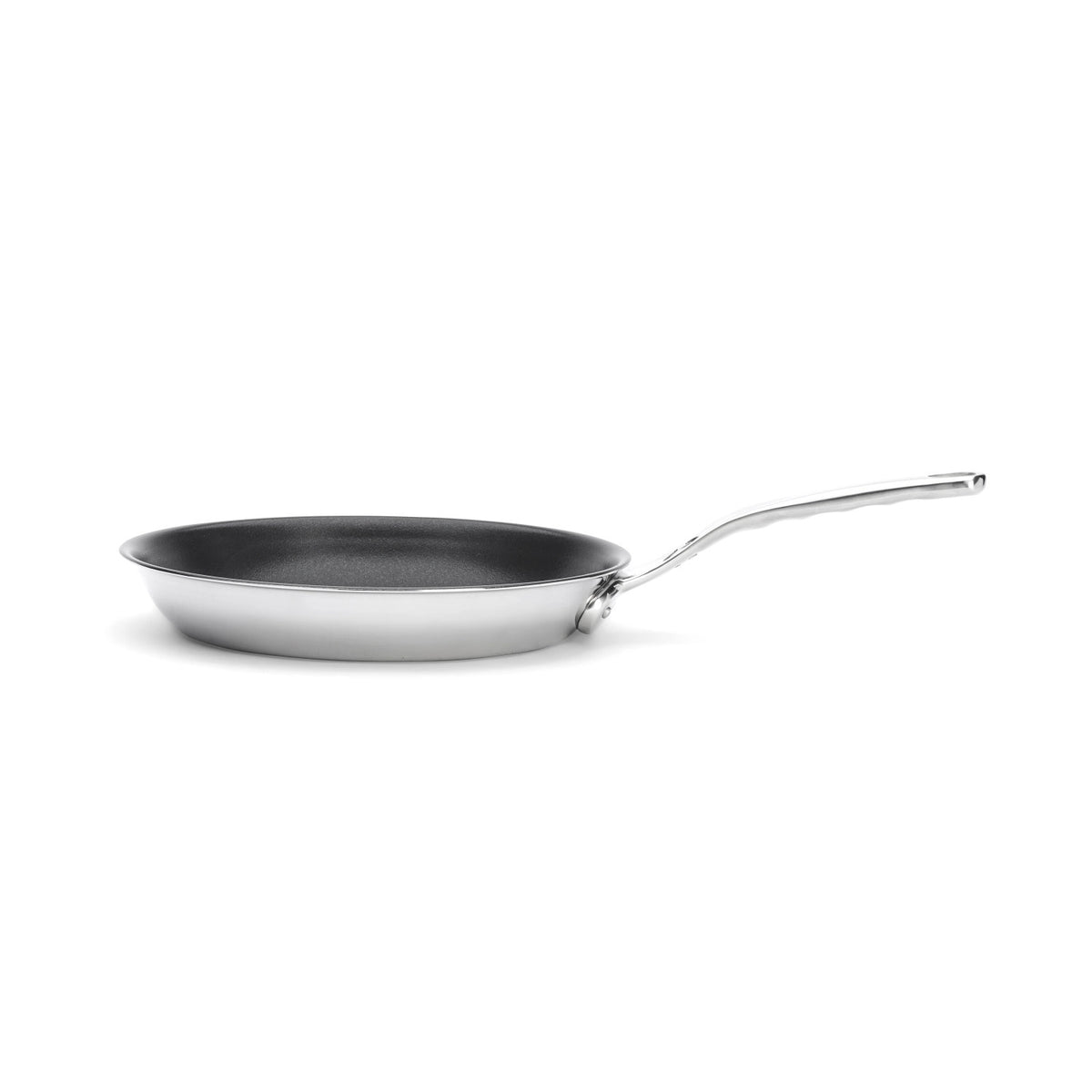 Affinity Bratpfanne D32cm Antihaftbeschichtung Edelstahl in Silber präsentiert im Onlineshop von KAQTU Design AG. Bratpfanne ist von de Buyer