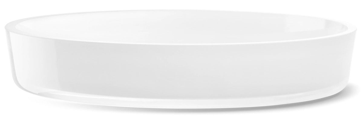 Collective Schale D35cm H6cm Glas weiss in Weiss präsentiert im Onlineshop von KAQTU Design AG. Schale ist von LSA