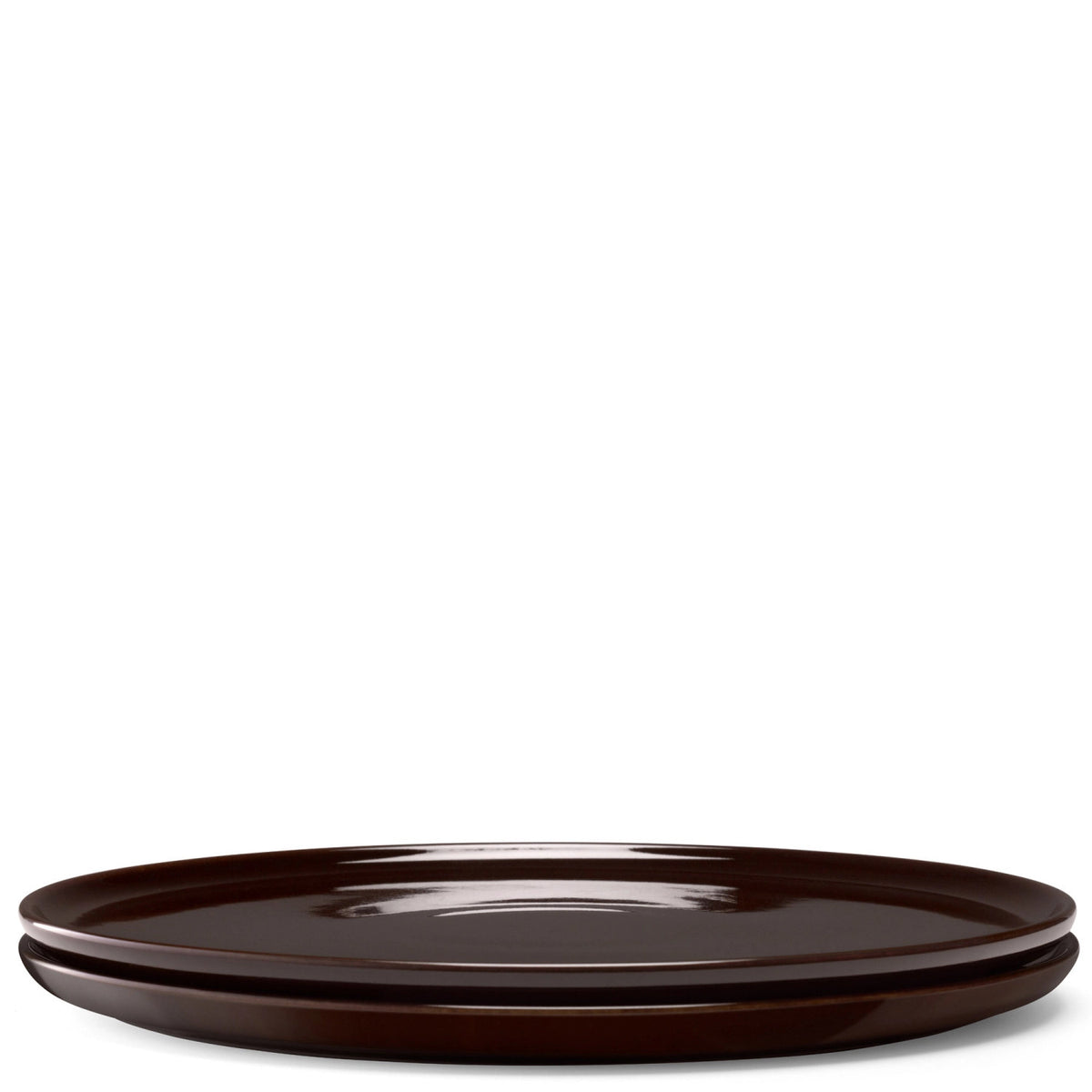 2er Set Collective Teller flach D26cm mocha in Braun präsentiert im Onlineshop von KAQTU Design AG. Teller ist von LSA