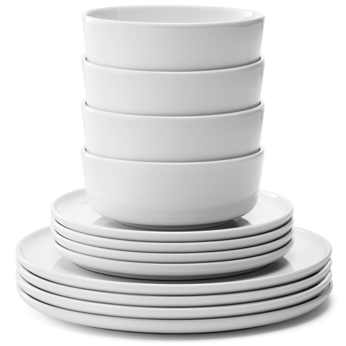 12er Set Collective Geschirrset weiss in Weiss präsentiert im Onlineshop von KAQTU Design AG. Geschirr ist von LSA