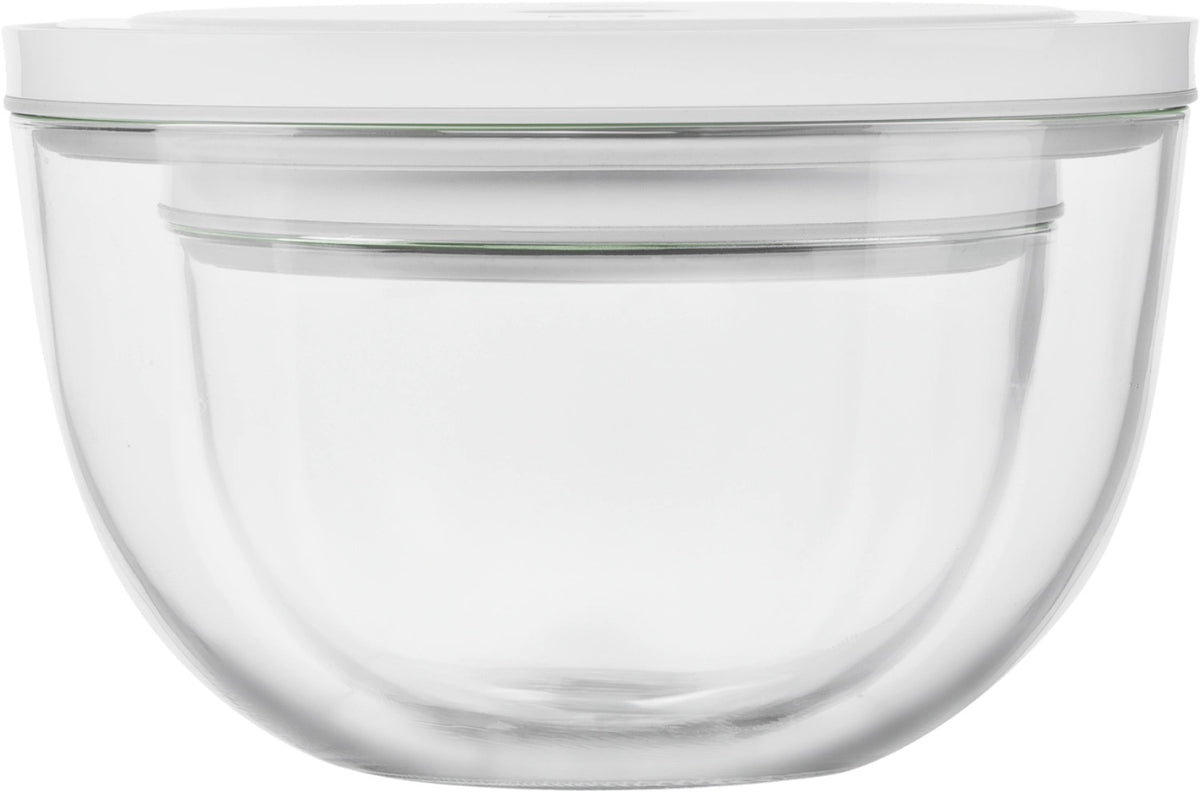 9tlg. Fresh & Save Bowls Vakuum Starter Set, Glas in Weiss präsentiert im Onlineshop von KAQTU Design AG. Aufbewahrungsbeutel ist von Zwilling