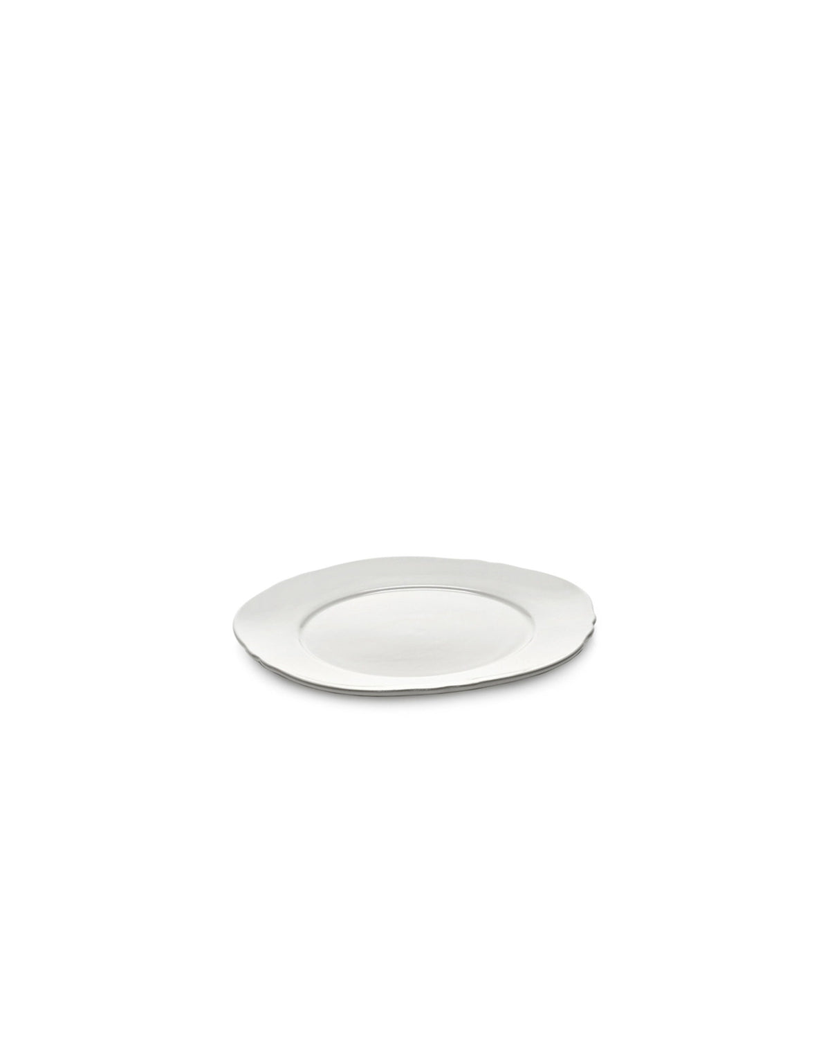 Silhouette Teller flach D17cm H1.4cm weiss Porzellan in Weiss präsentiert im Onlineshop von KAQTU Design AG. Teller ist von Serax