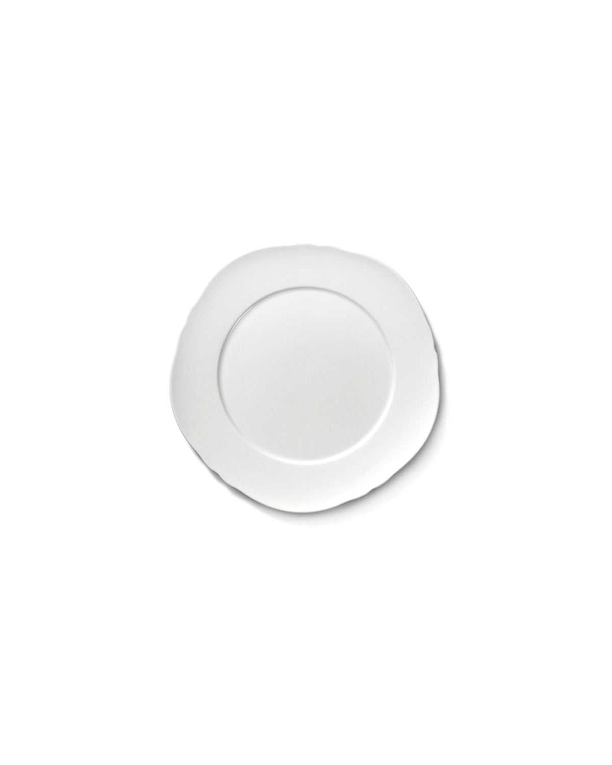 Silhouette Teller flach D17cm H1.4cm weiss Porzellan in Weiss präsentiert im Onlineshop von KAQTU Design AG. Teller ist von Serax